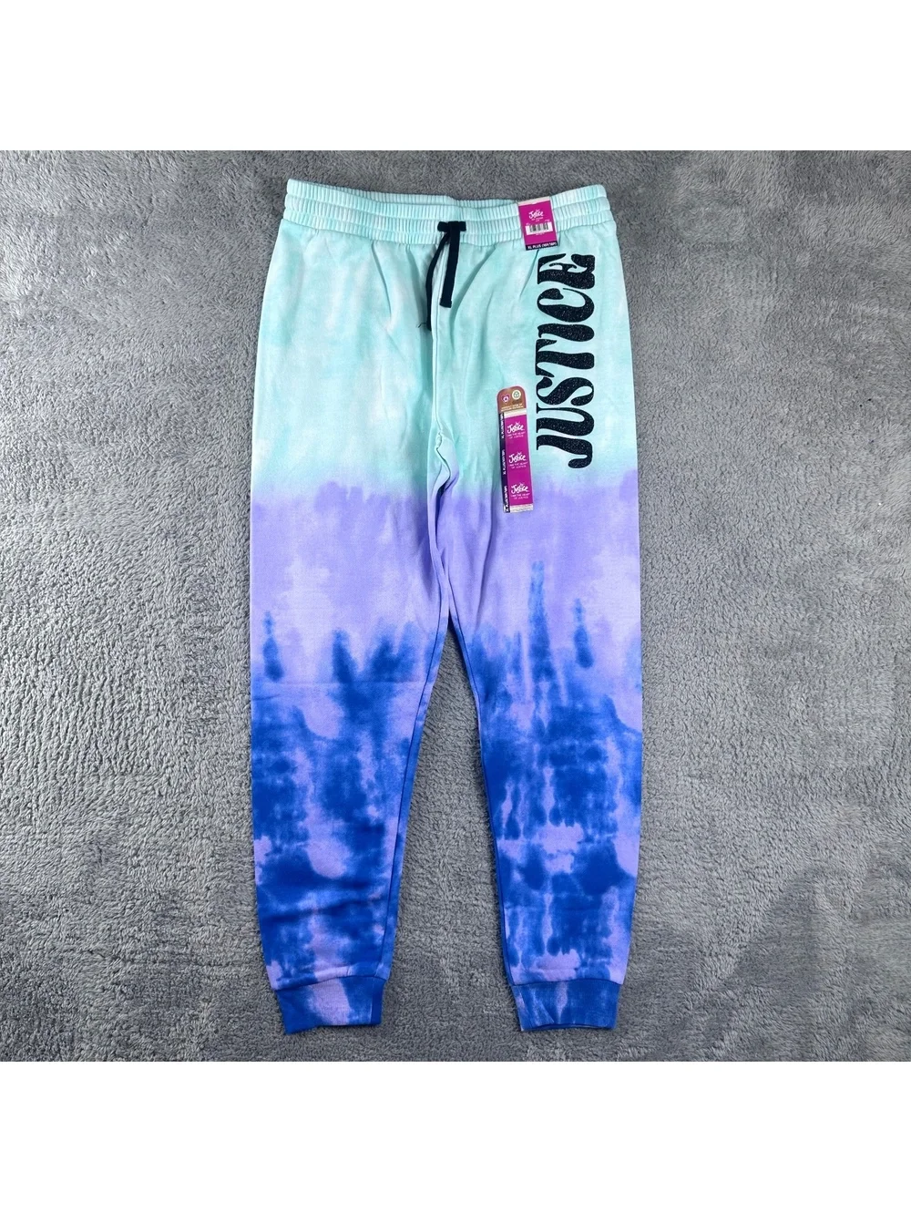 Justice Girls' XL Plus Tie-Dye Jogger Pants